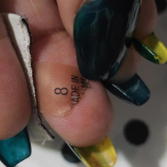 Anne Klein White and Black Dotted Blouse - Picture 10 of 11